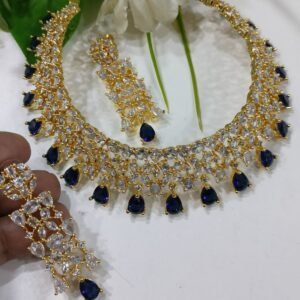 Elegant CZ Diamond Jewelry Set